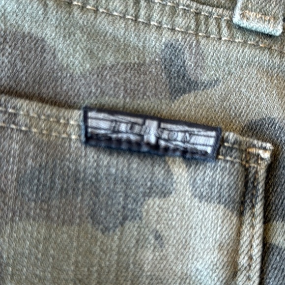 Hudson Midrise Nico Camouflage Super Skinny Ankle Jeans - Picture 4 of 4